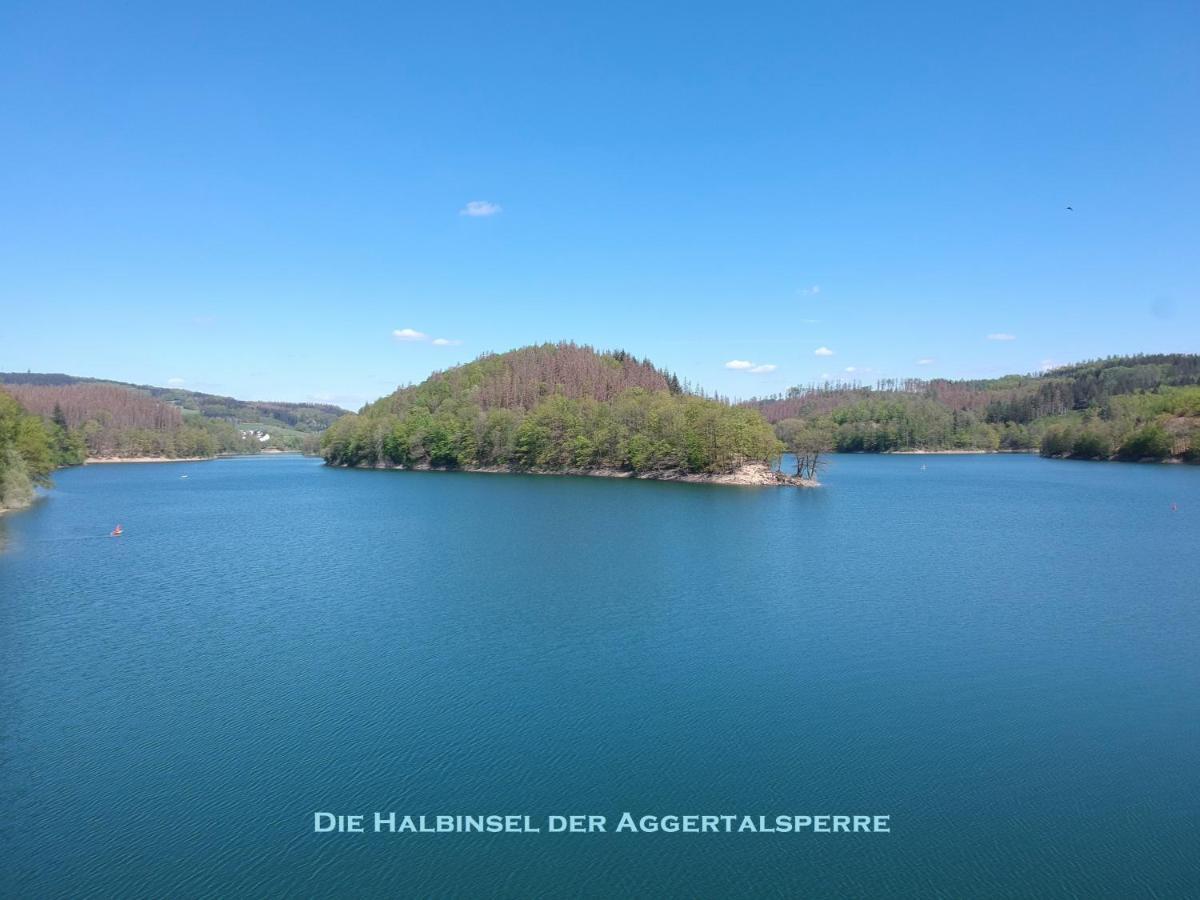 Exklusive Ferienwohnung 'Agger-Blick' Mit Grosser Seeblick-Terrasse & Sauna Gummersbach Exterior foto